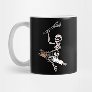 Skull and car Mug